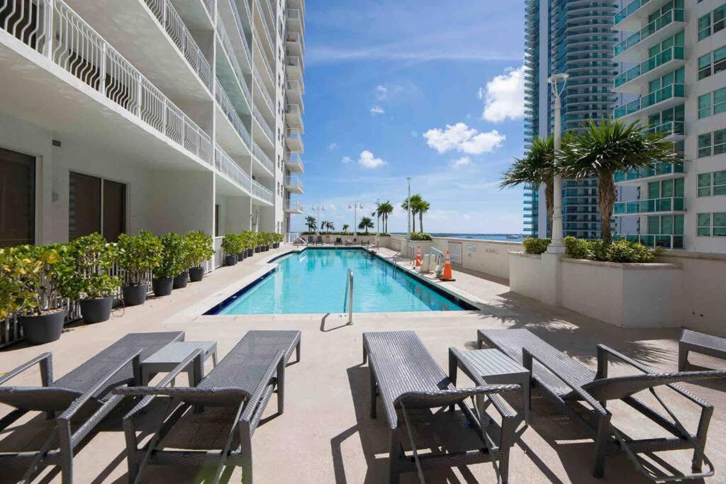 Iconic High Floor 3 Bedrooms In The Heart Of Miami Buitenkant foto